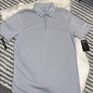 Nike Men’s DRI FIT Golf Polo Shirt Gray Small